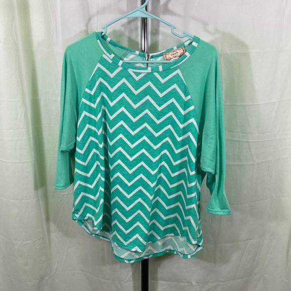 C’est La Vie (That’s Life) 3/4 sleeve Women’s Shirt Size Large - Picture 1 of 5